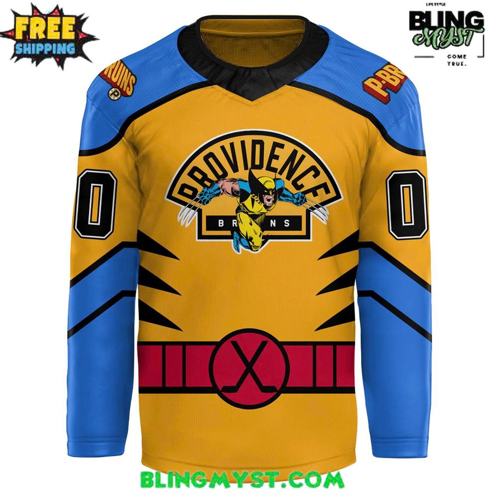 Providence Bruins Marvel Weekend Special Edition Hockey Jersey - Image 2