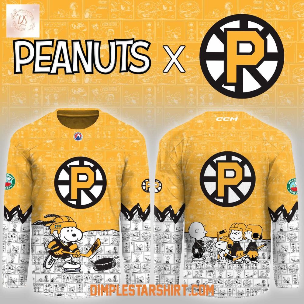 Providence Bruins Peanuts Night Game Jersey
