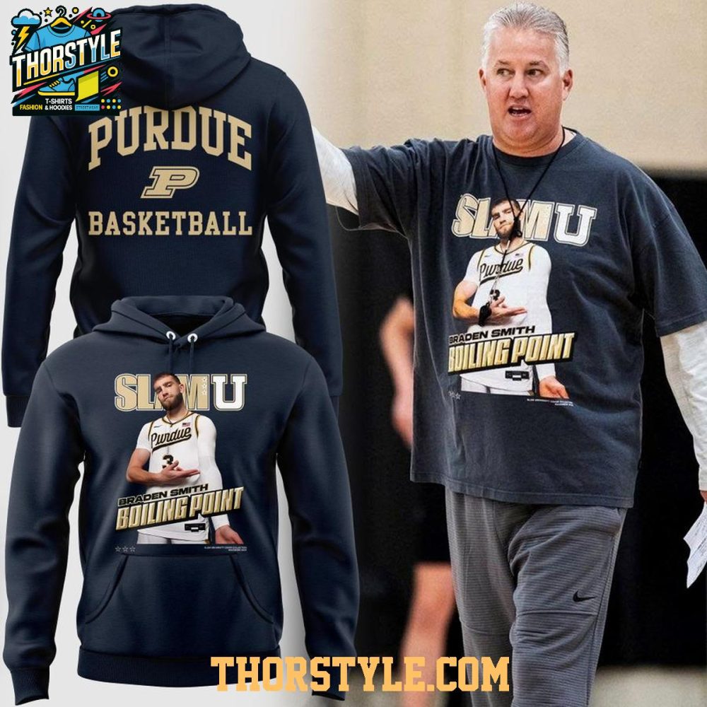 Purdue Boilermakers Braden Smith Boiling Point 2025 Hoodie T-Shirt
