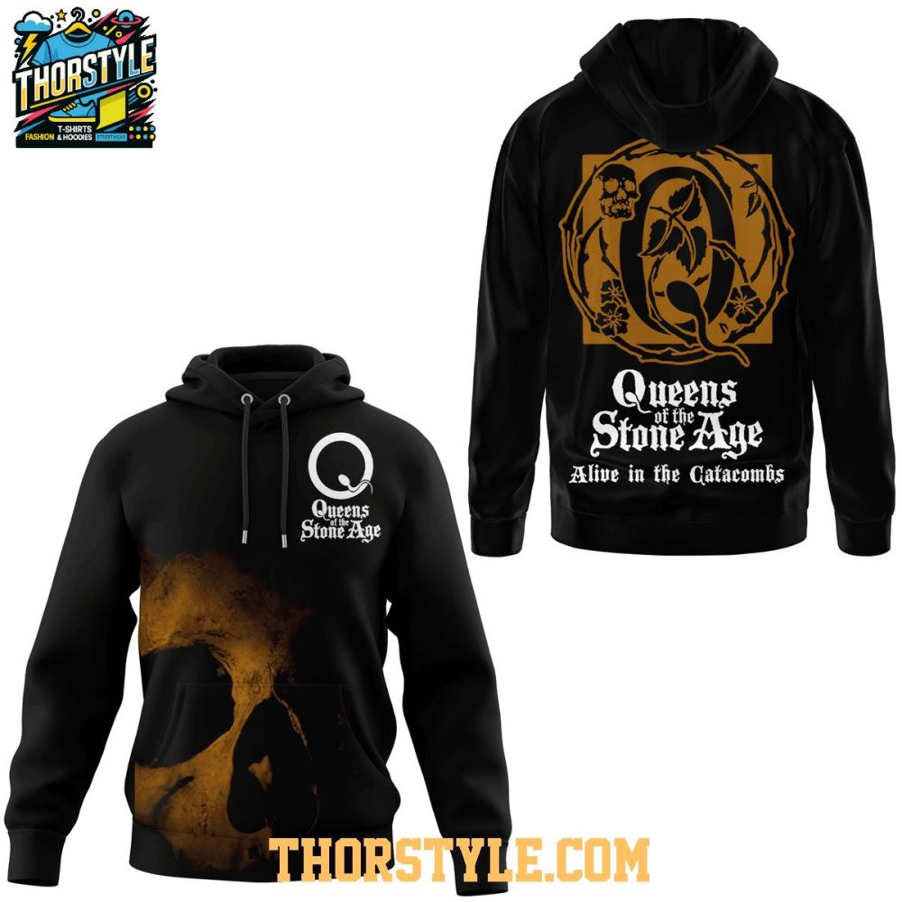 Queen Of The Stone Age Alive In The Catacombs 2025 Hoodie T-Shirt