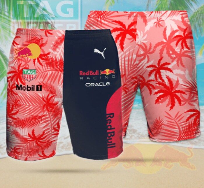 Red Bull Racing Oracle Red Hawaiian Beach Set Hawaiian Shirt And Short For Summer (Shirt Only) - Image 3