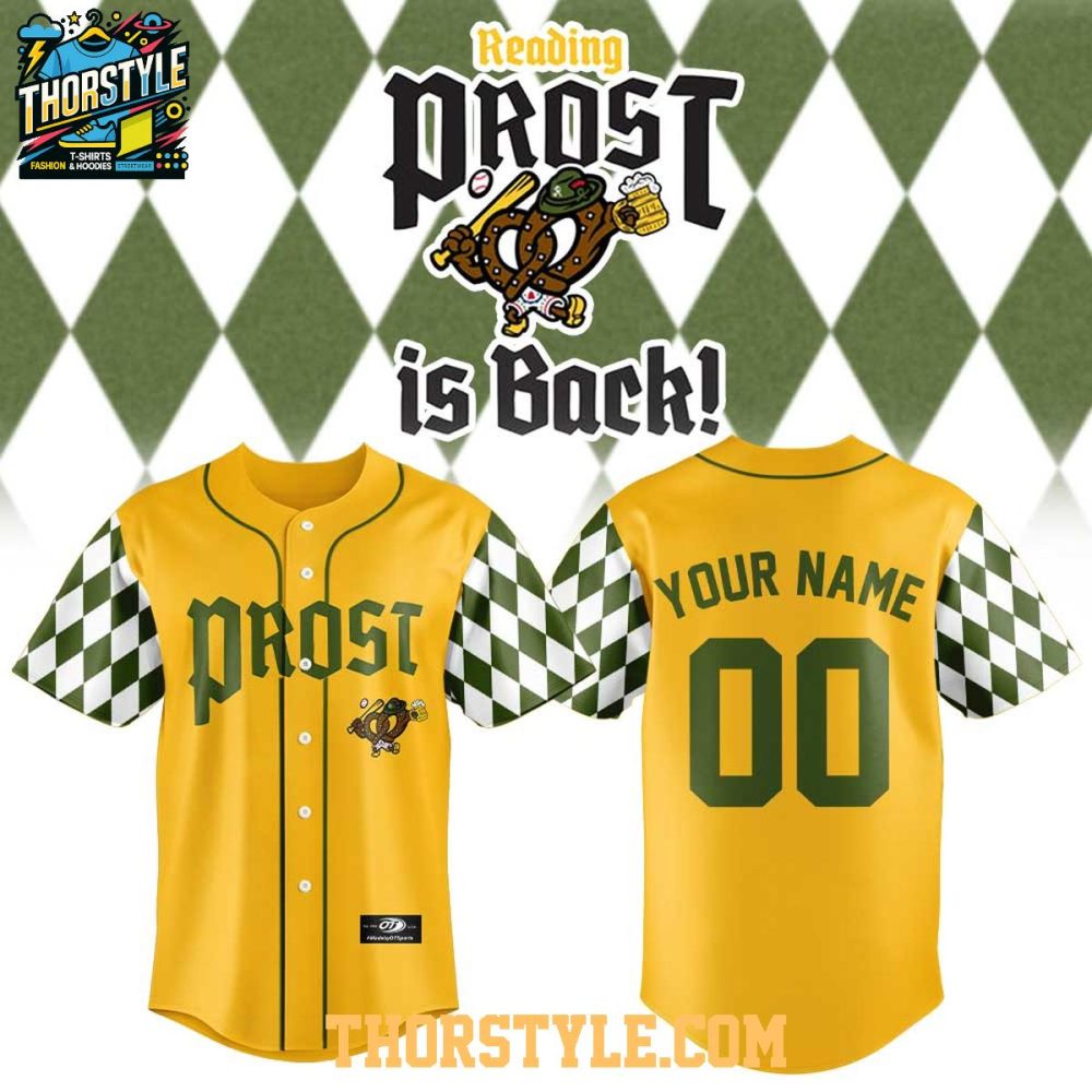 Reading Fightin Phils Reading Prost 2026 Oktoberfest Beer Fest Baseball Jersey