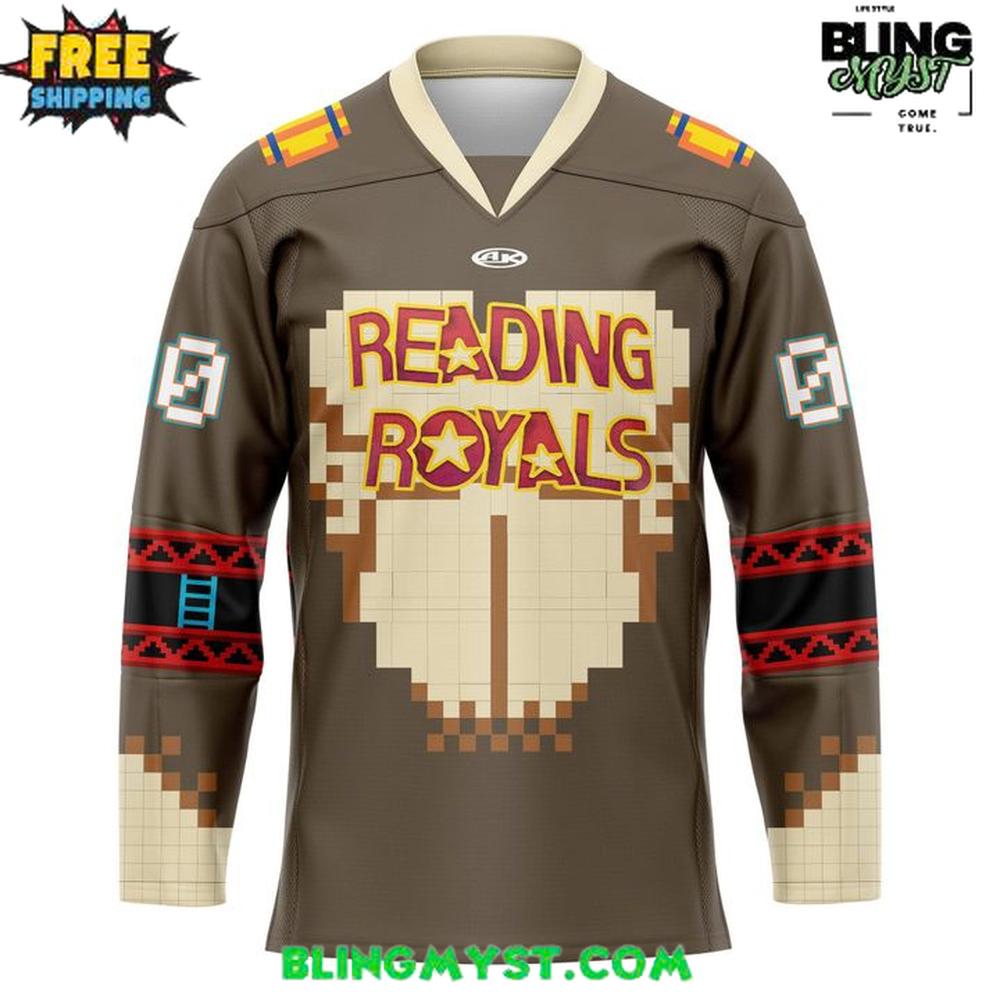 Reading Royals 2026 Retro Game Night Hockey Jersey - Image 2