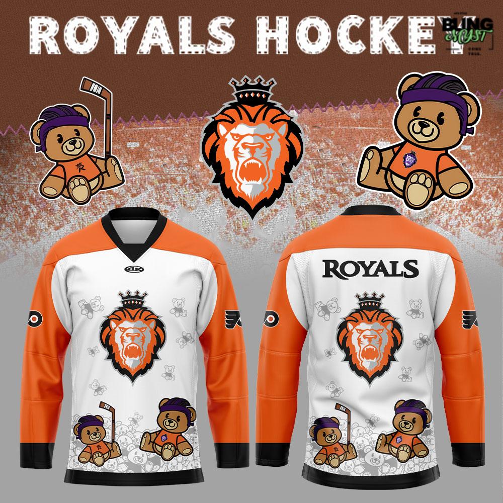 Reading Royals Teddy Bear Toss 2025-26 Hockey Jersey