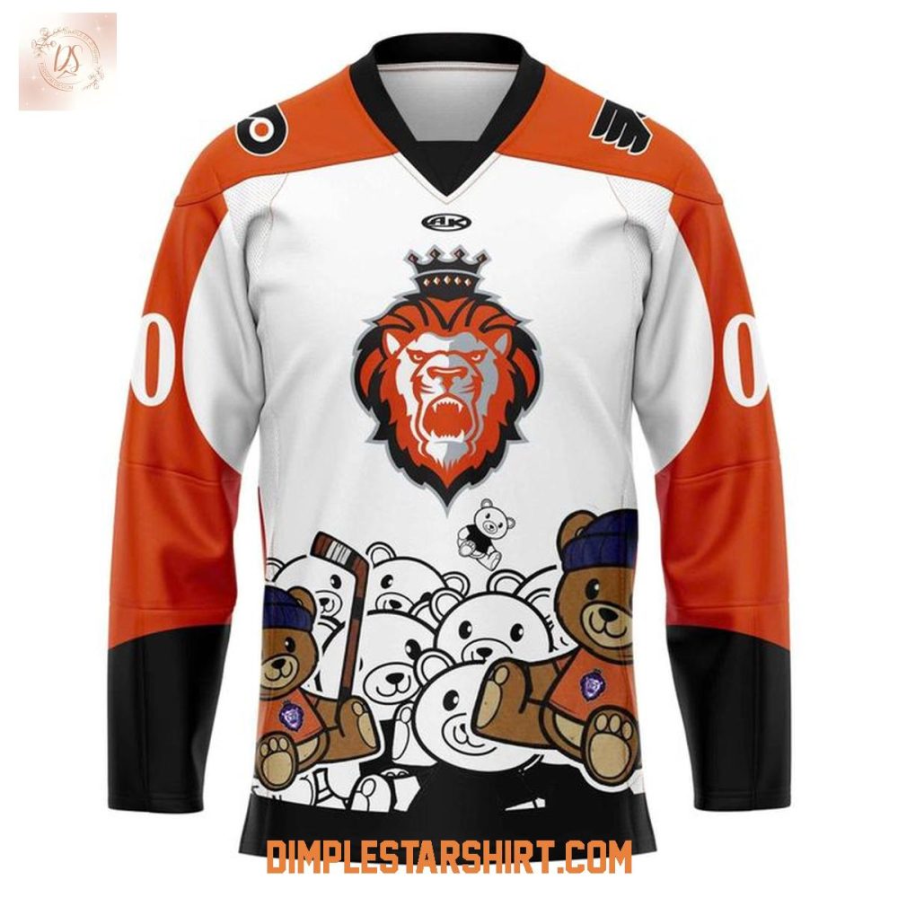 Reading Royals Vs Philadelphia Flyers Night Teddy Bear Toss Jersey - Image 2