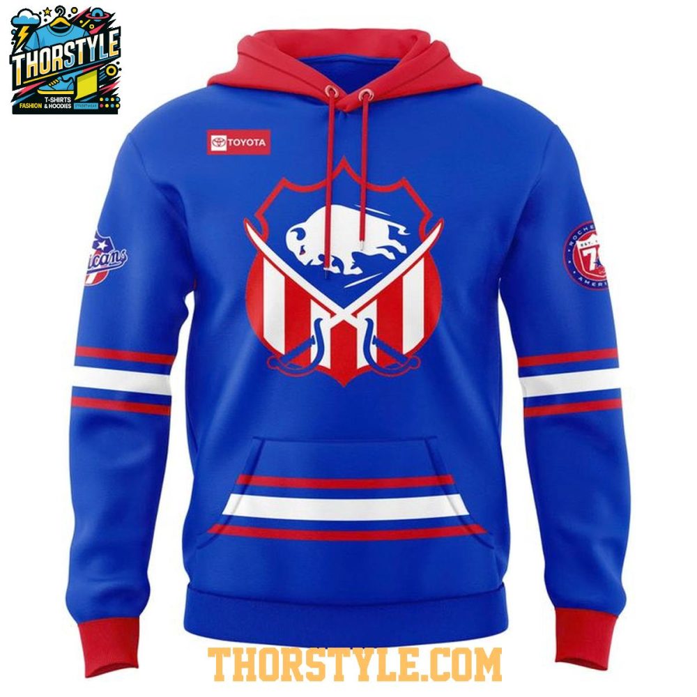 Rochester Americans 1980'S Throwback 2026 Night Celebration Hoodie - Image 2