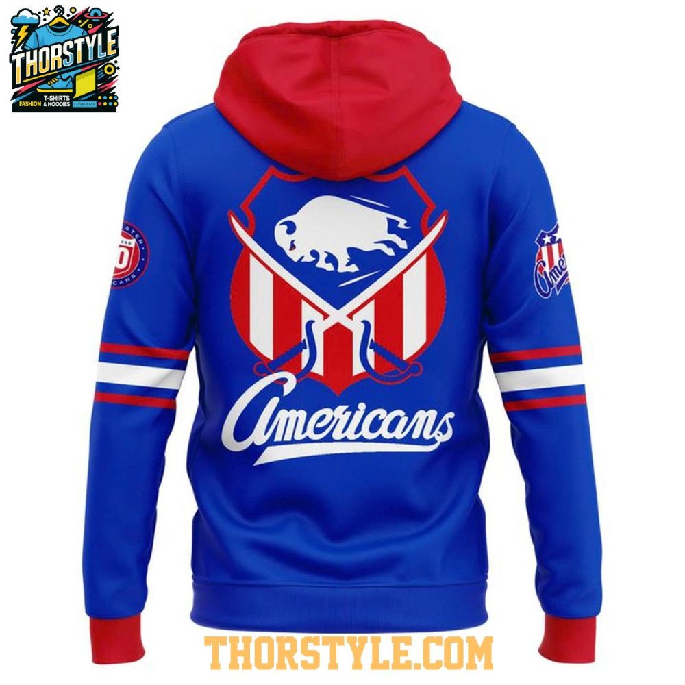 Rochester Americans 1980'S Throwback 2026 Night Celebration Hoodie - Image 3