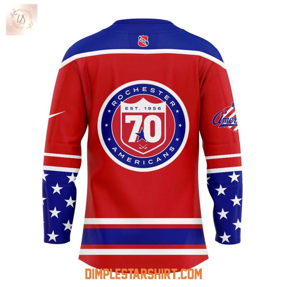 Rochester Americans 70Th Season Of Amerks Hockey Jersey - Image 3