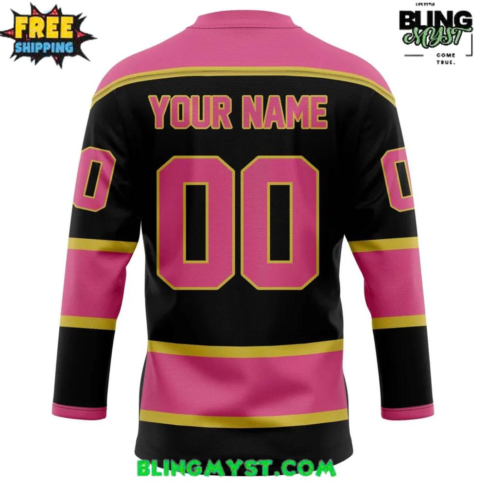 Rock Springs Miners 2025 Breast Cancer Awareness Month Hockey Jersey - Image 3