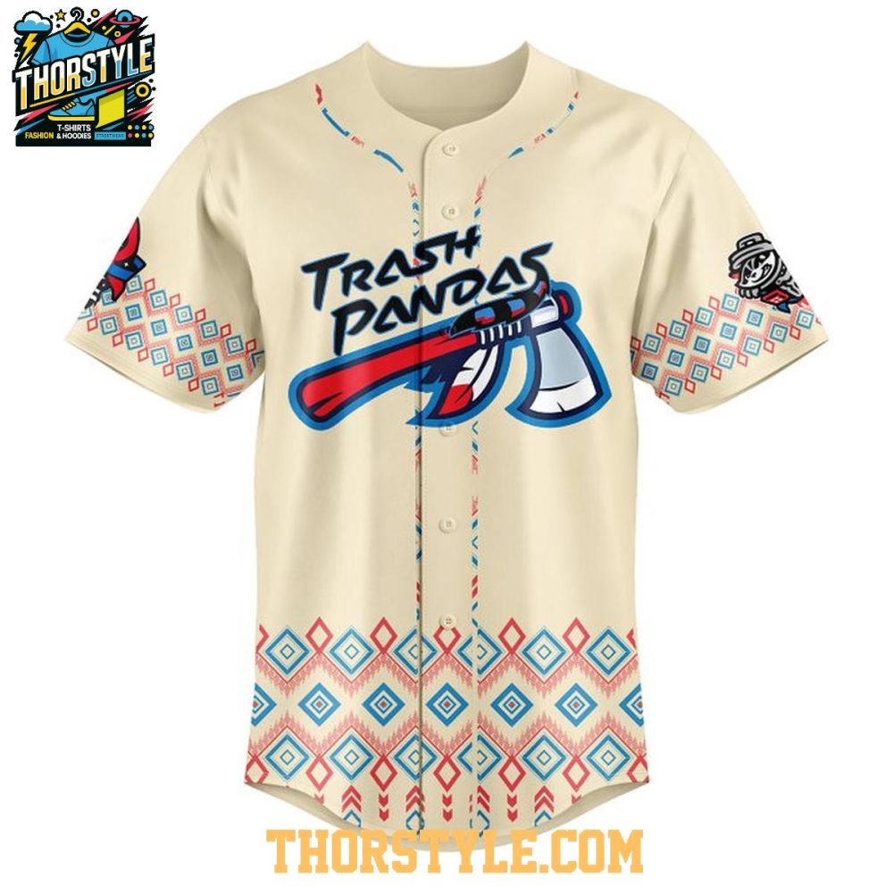 Rocket City Trash Pandas Native American Heritage Night 2026 Baseball Jersey - Image 2