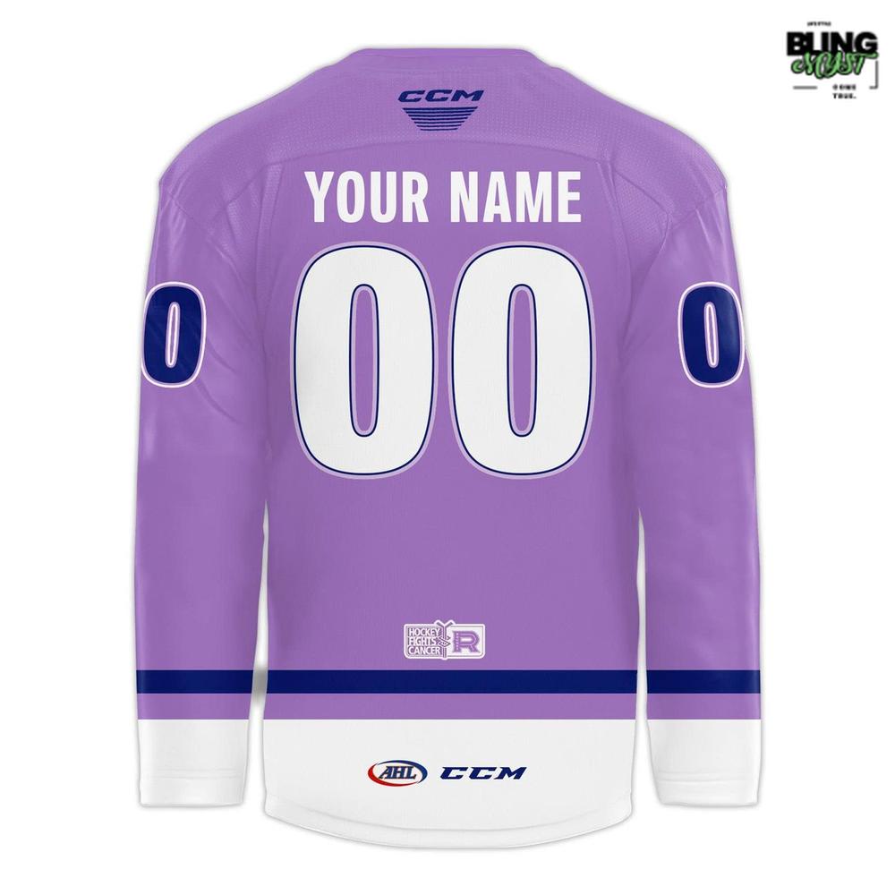 Rocket De Laval 2025 Hockey Fights Cancer Hockey Jersey - Image 3