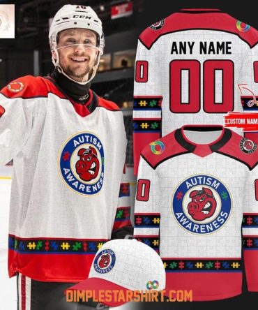 Rockford Icehogs Autism Awareness Night Jersey