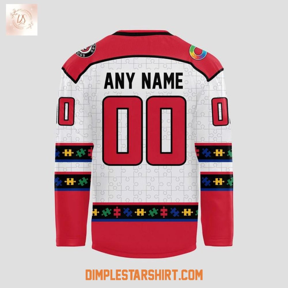 Rockford Icehogs Autism Awareness Night Jersey - Image 3