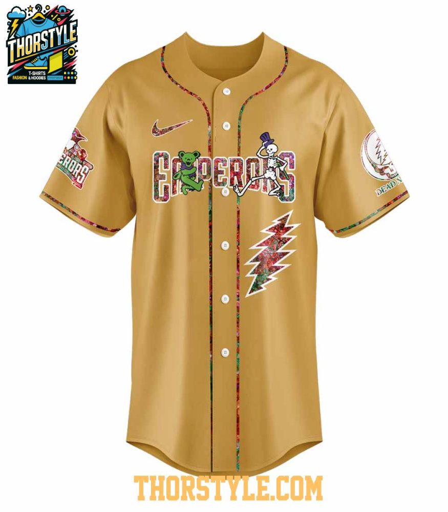 Rome Emperors Grateful Dead 60Th Anniversary 2025 Baseball Jersey - Image 2