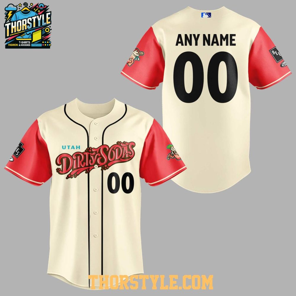 Salt Lake Bees Utah Dirty Sodas 2026 Alternate Identity Baseball Jersey - Image 2