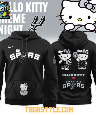 San Antonio Spurs X Hello Kitty Night 2026 Nba Game Hoodie Shirts