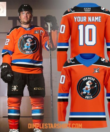 San Diego Gulls 10 Years Anniversary Hockey Jersey