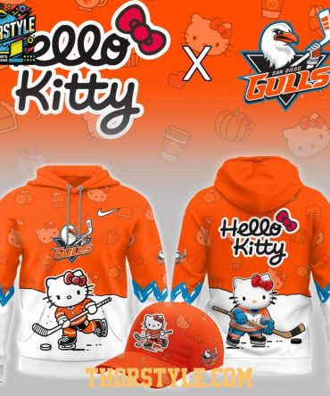 San Diego Gulls Hello Kitty Night 2026 Love Hoodie T-Shirt
