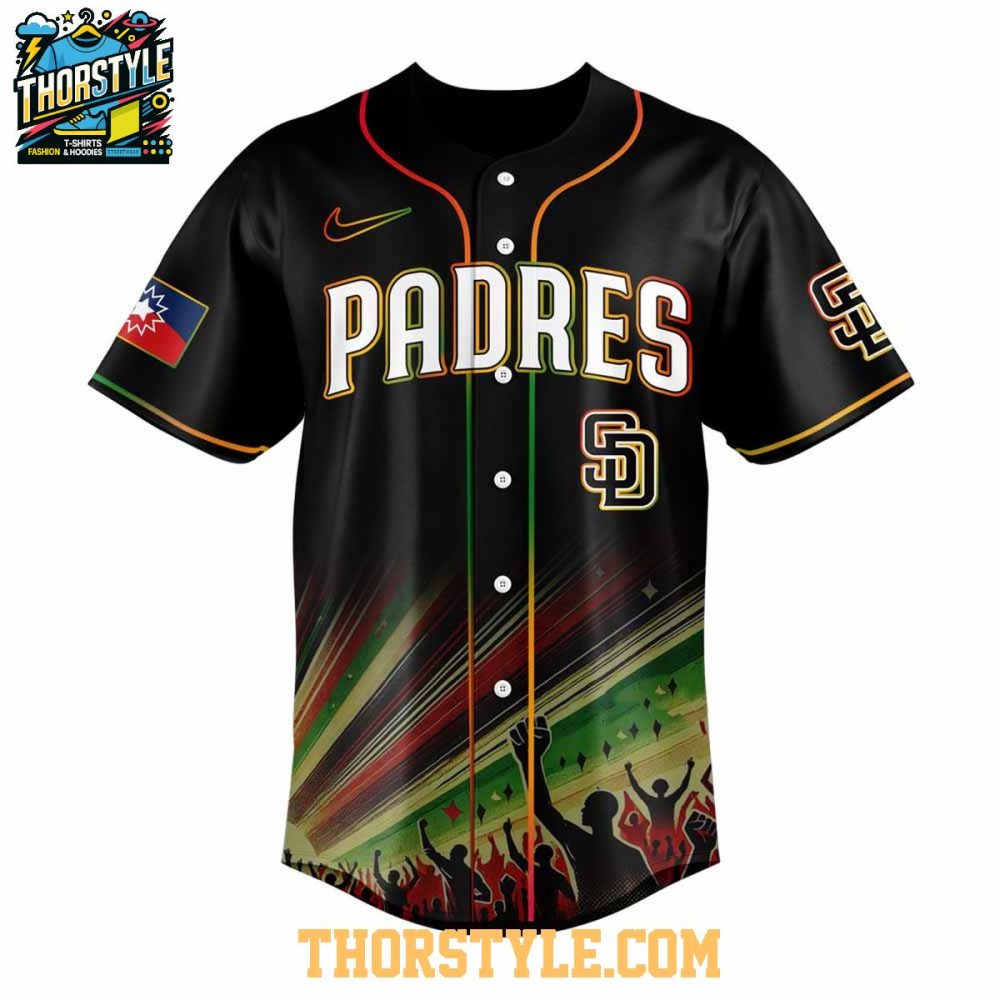 San Diego Padres 2025 Juneteenth Freedom Day Proud Baseball Jersey - Image 2