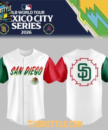 San Diego Padres Mexico City Series 2026 Personalized Baseball Jersey