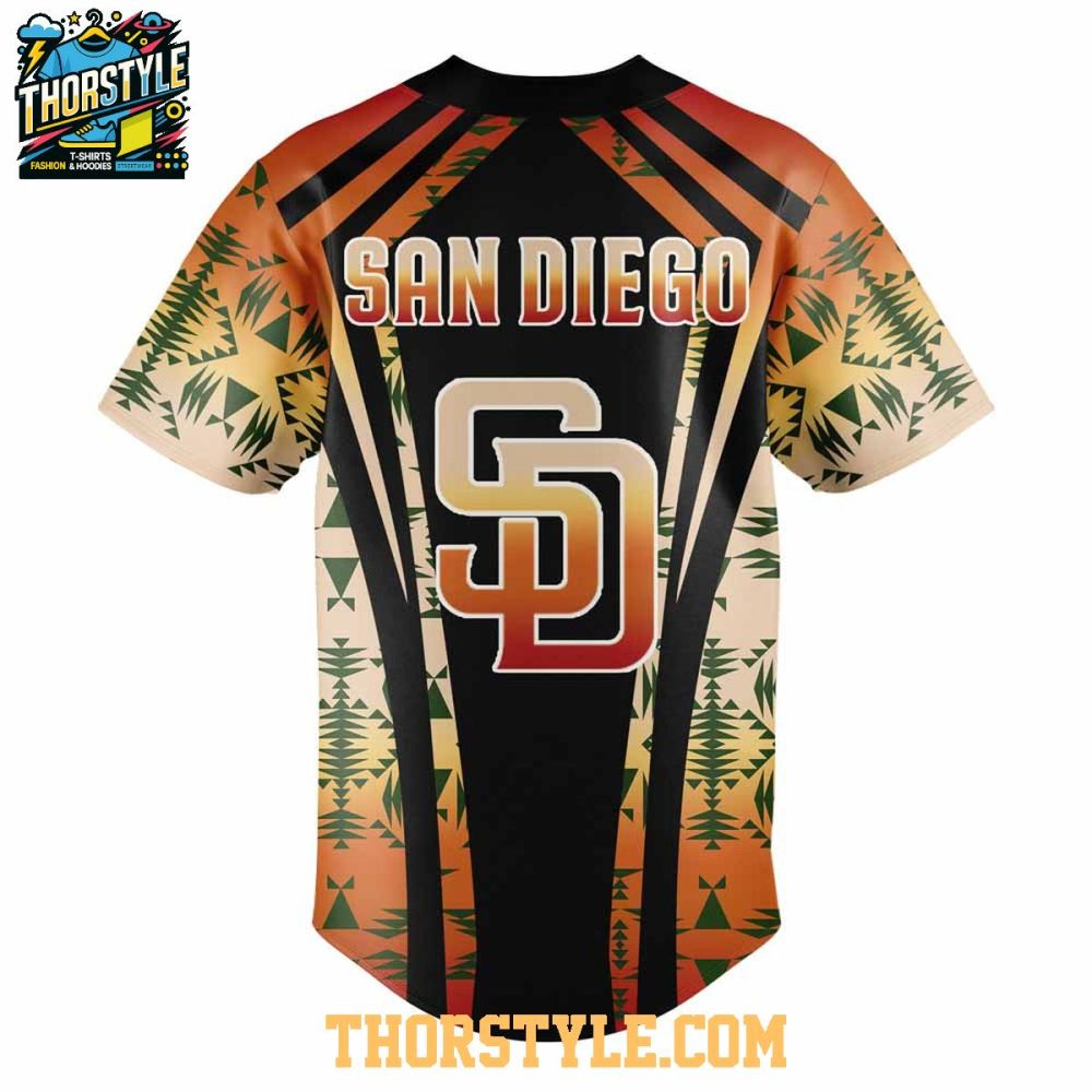 San Diego Padres Native American Heritage Proud Baseball Jersey - Image 3