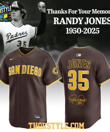 San Diego Padres Randy Jones 2025 Thank You True Legend Baseball Jersey