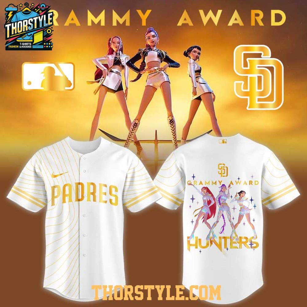 San Diego Padres X Kpop Demon Hunters 2026 Grammys Personalized Baseball Jersey