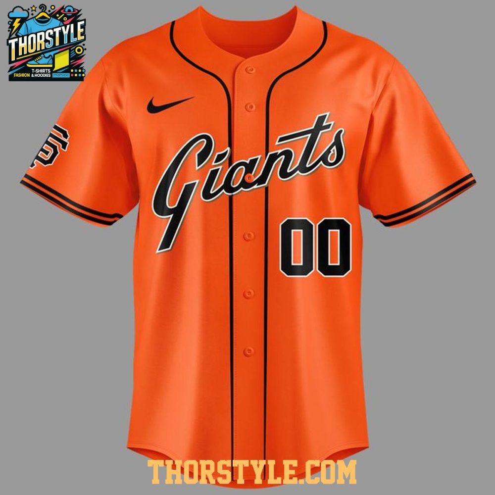 San Francisco Giants 2026 True Orange Team Personalized Baseball Jersey - Image 2