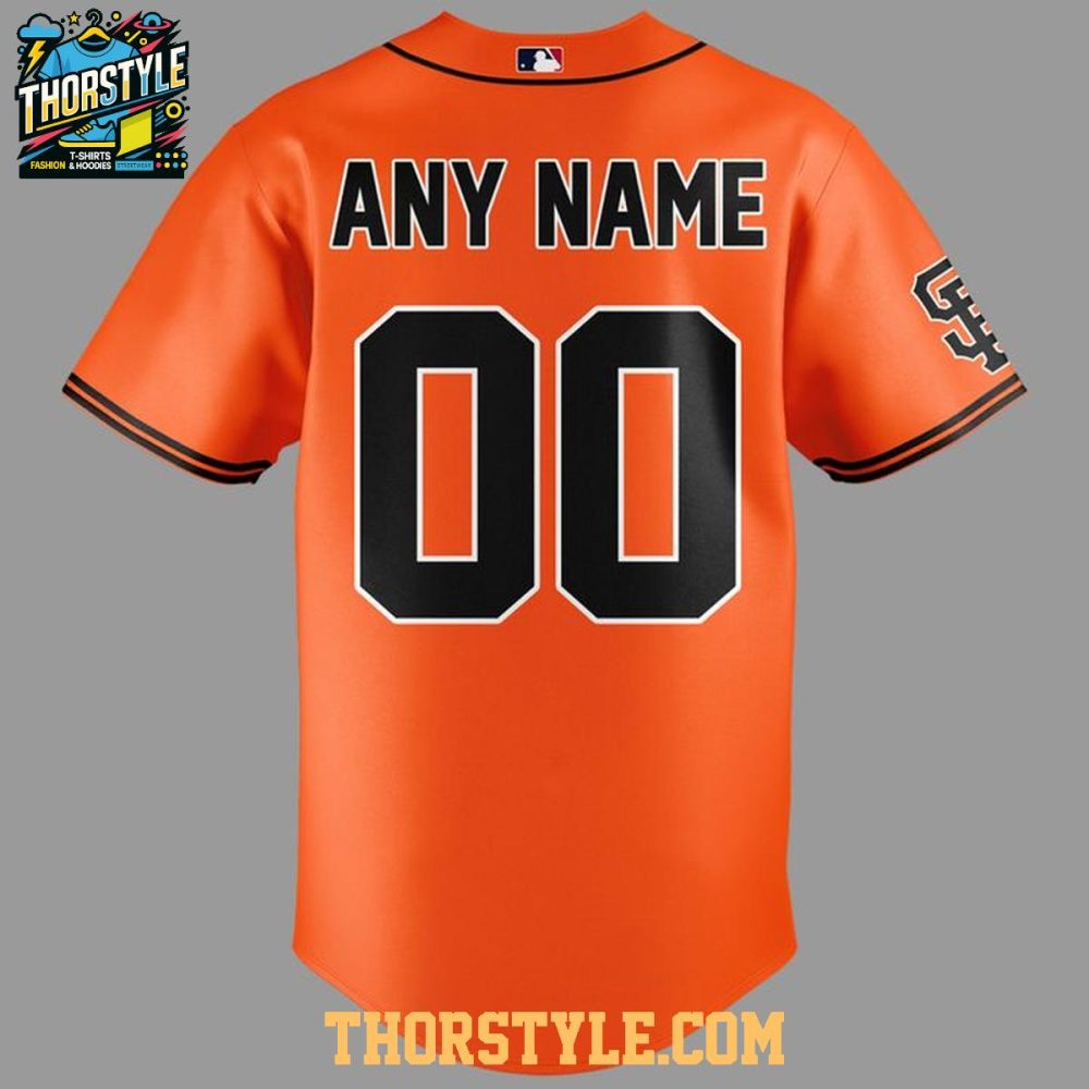 San Francisco Giants 2026 True Orange Team Personalized Baseball Jersey - Image 3