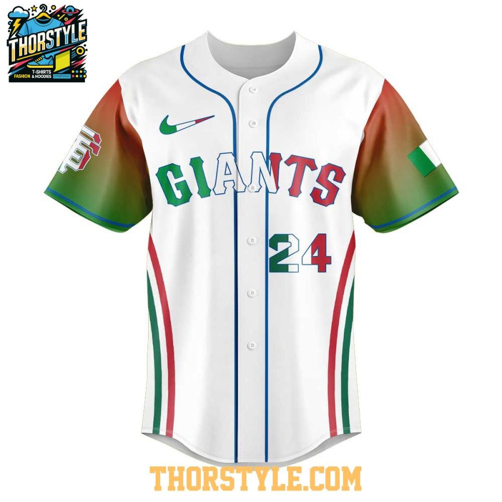 San Francisco Giants Celebrate Italian Heritage Night 2025 Baseball Jersey - Image 2