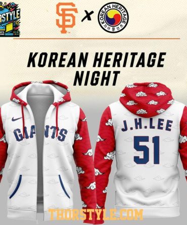 San Francisco Giants Korean Heritage Night 2026 Jung Hoo Lee Hoodie