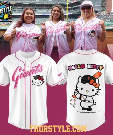 San Francisco Giants X Hello Kitty Night 2026 Personalized Baseball Jersey