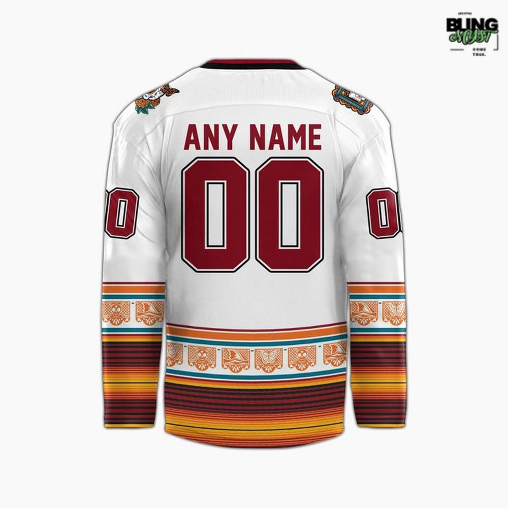 San Jose Barracuda Dia De Los Muertos 2025 Hockey Jersey - Image 3