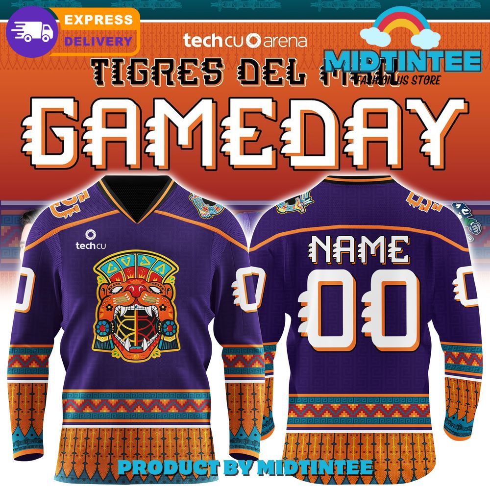 San Jose Barracuda It’S Tigres Del Mar Time Hockey Jersey