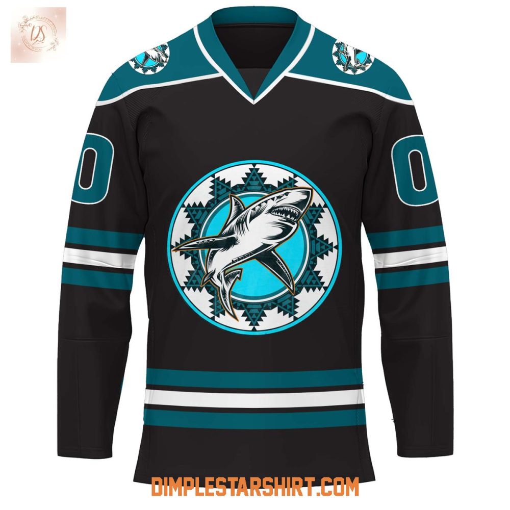 San Jose Sharks Native American Heritage Hockey Jersey - Image 2