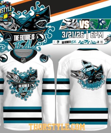 San Jose Sharks The Future Is Teal 2026 Personalized Hockey Jersey