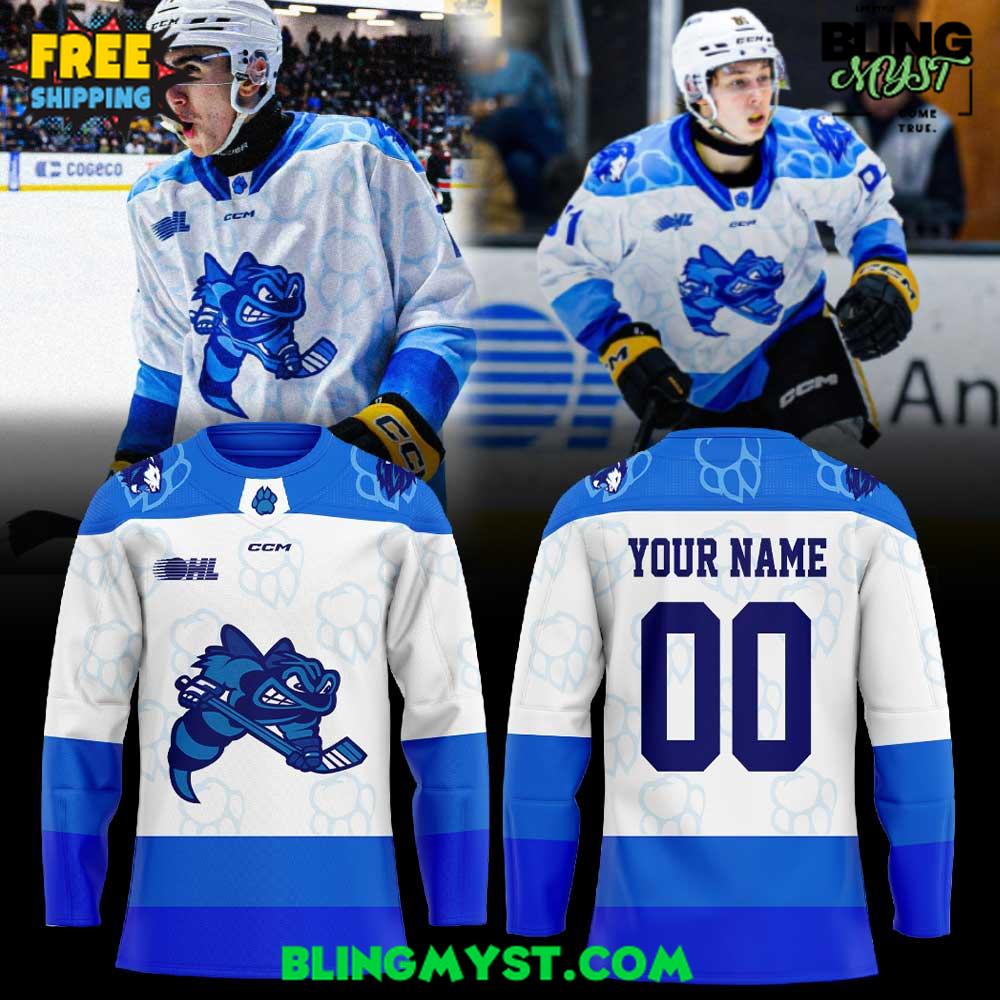 Sarnia Sting Lions Night At The Hive Uniform Hockey Jersey