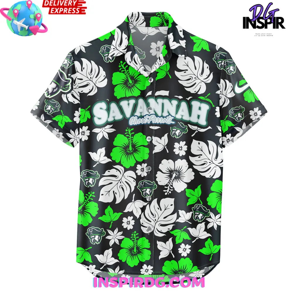 Savannah Ghost Pirates Parrots Style Special Hawaiian Shirt - Image 2
