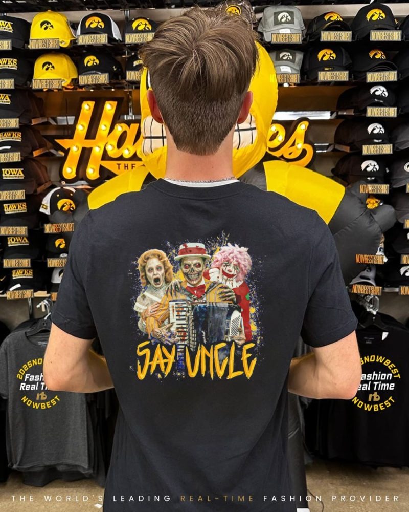 Say Uncle Haunted Uncle Al Shirt - Image 2