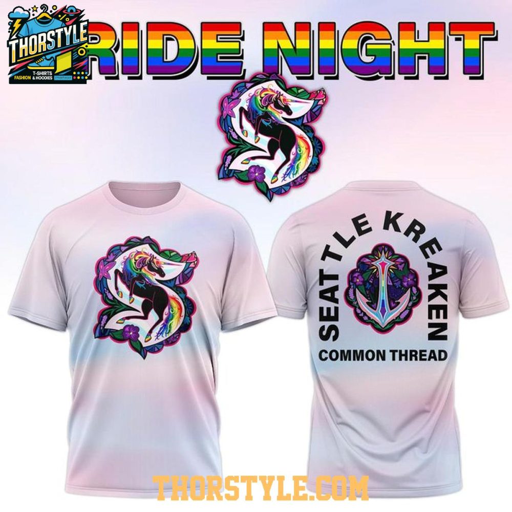Seattle Kraken Pride Night 2026 Celebrating Nhl Love Hoodie Shirts - Image 2
