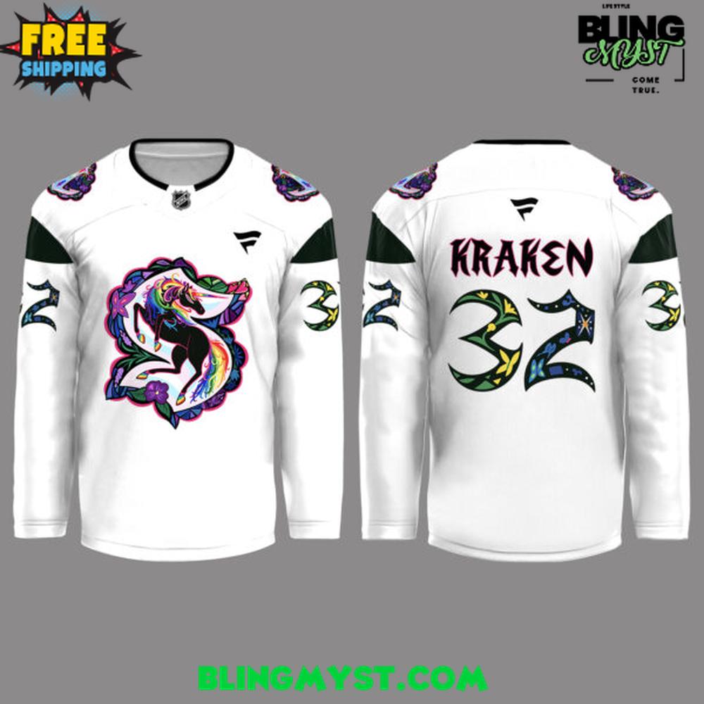 Seattle Kraken Pride Night 2026 Hockey Jersey - Image 2