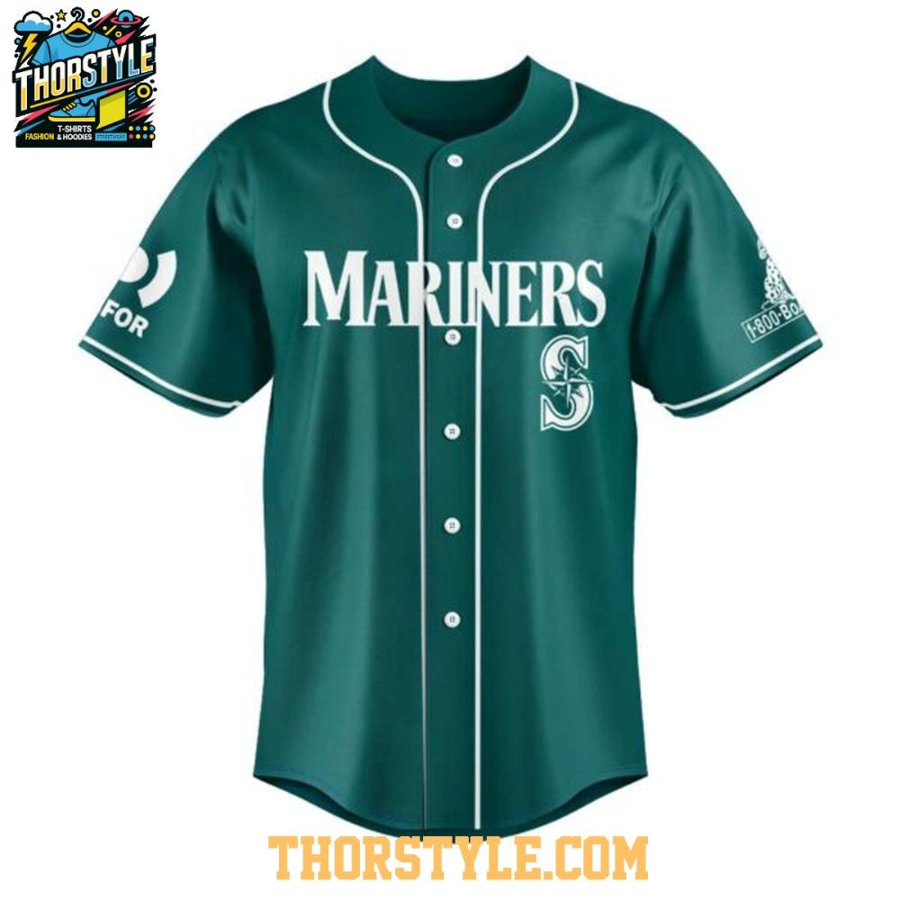 Seattle Mariners First Responders Day 2026 First To The Fight Baseball Jersey - Image 2