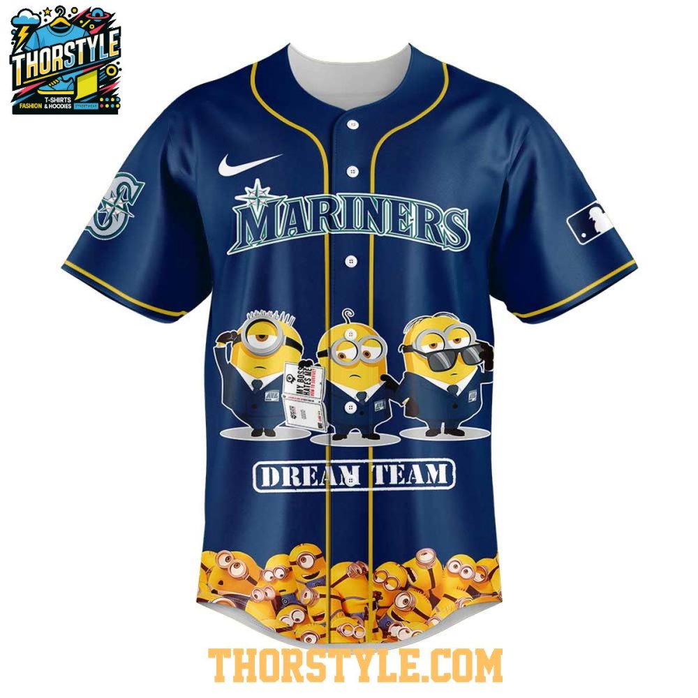 Seattle Mariners Minions Celebration 2025 Dream Baseball Jersey - Image 2