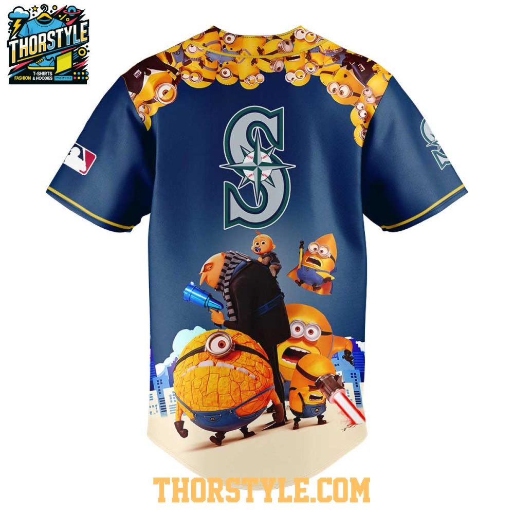 Seattle Mariners Minions Celebration 2025 Dream Baseball Jersey - Image 3