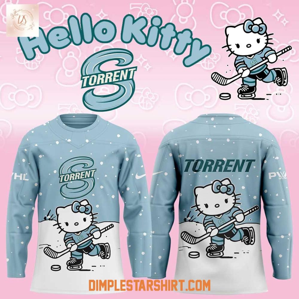Seattle Torrent X Hello Kitty Christmas 2025 Hockey Jersey