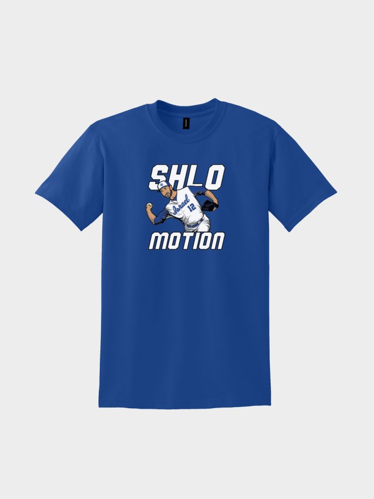 Limited Edition Shlo-Motion Team Israel World Baseball Classic Blue Shirt Hoodie