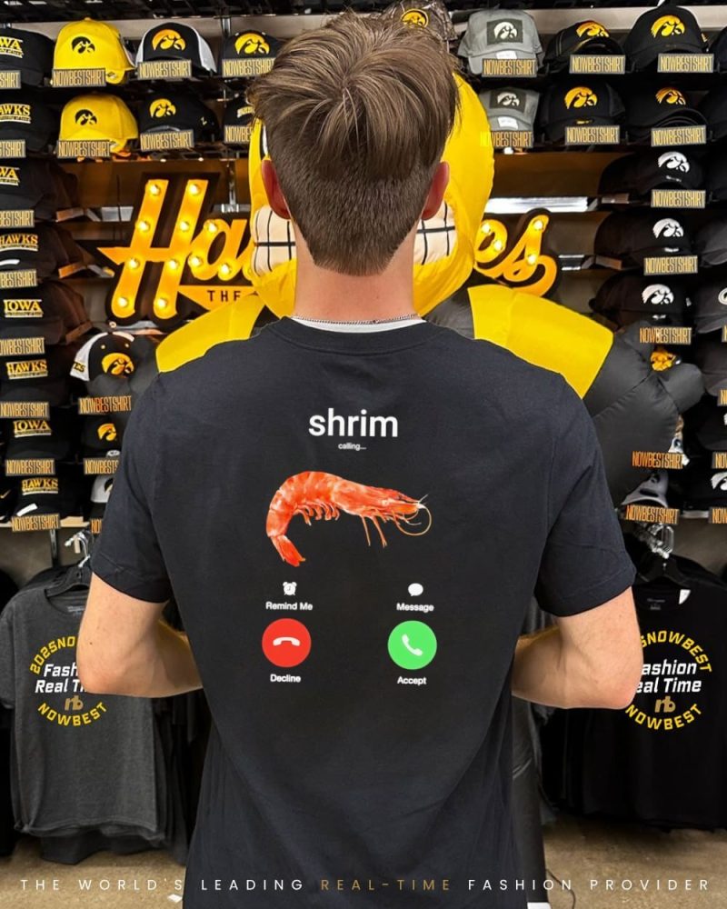 Shrim Phone Call Graphic Shirt - Image 2