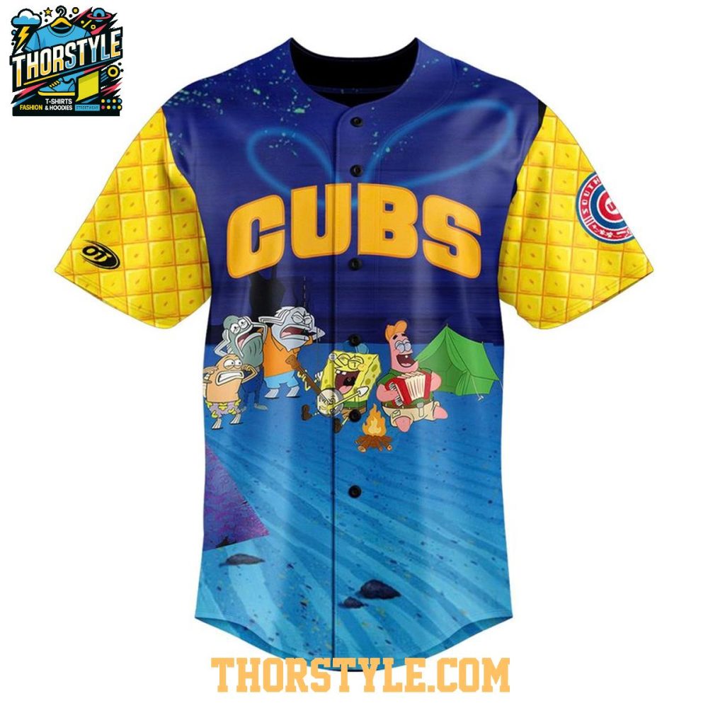 South Bend Cubs Spongebob Squarepants Night 2026 Baseball Jersey - Image 2