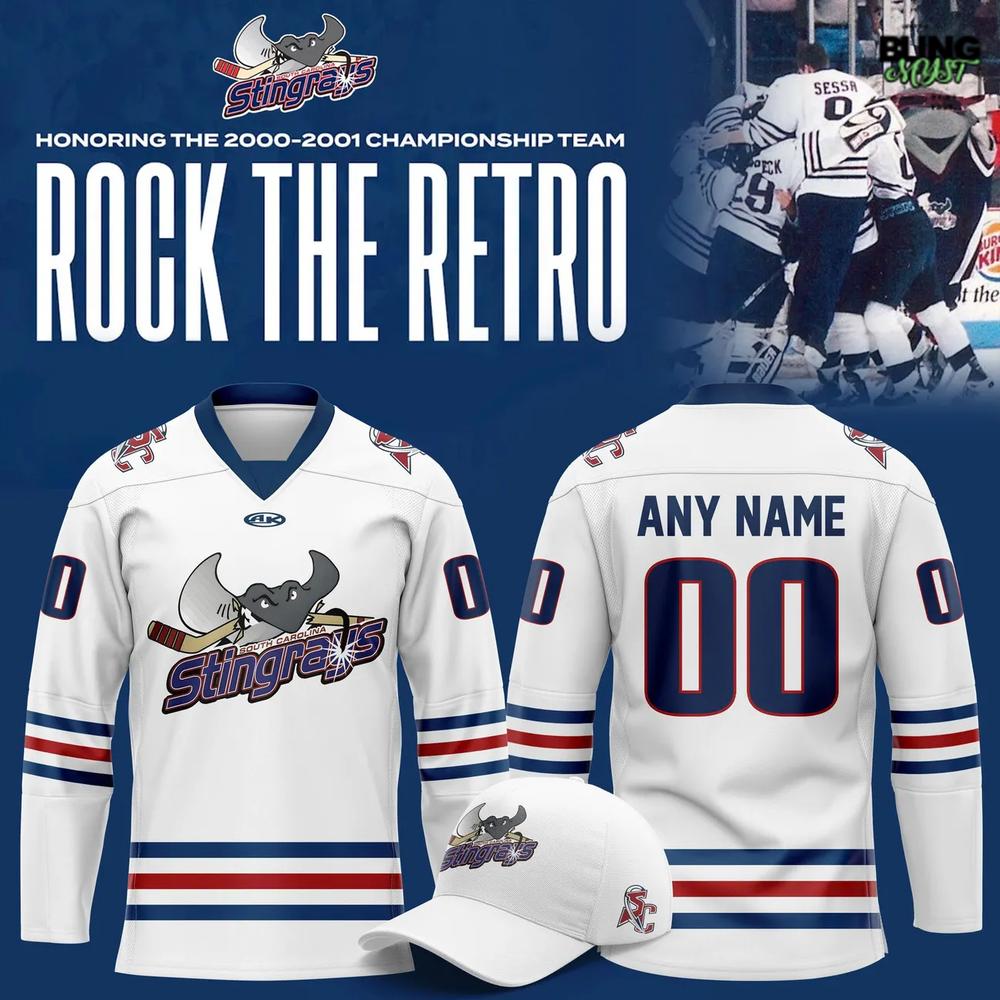 South Carolina Stingrays Rock The Retro Hockey Jersey