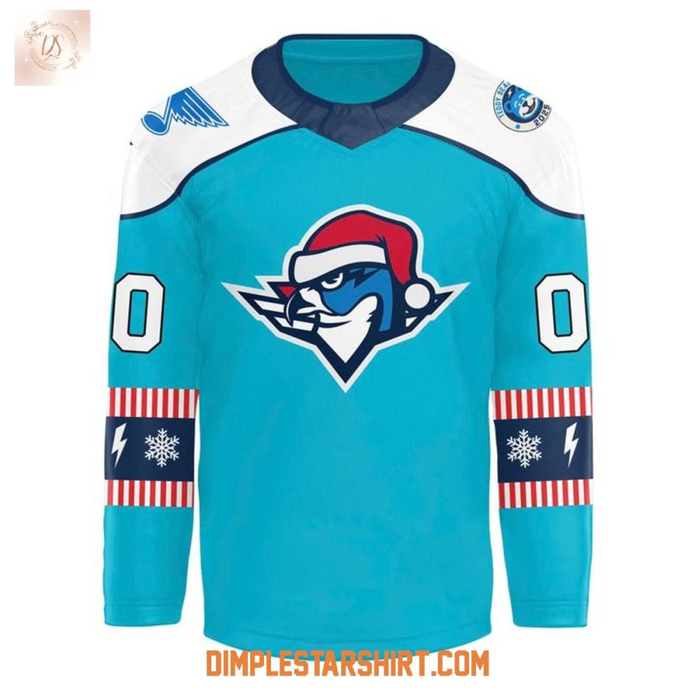 Springfield Thunderbirds Merry Christmas 2025 Hockey Jersey - Image 2